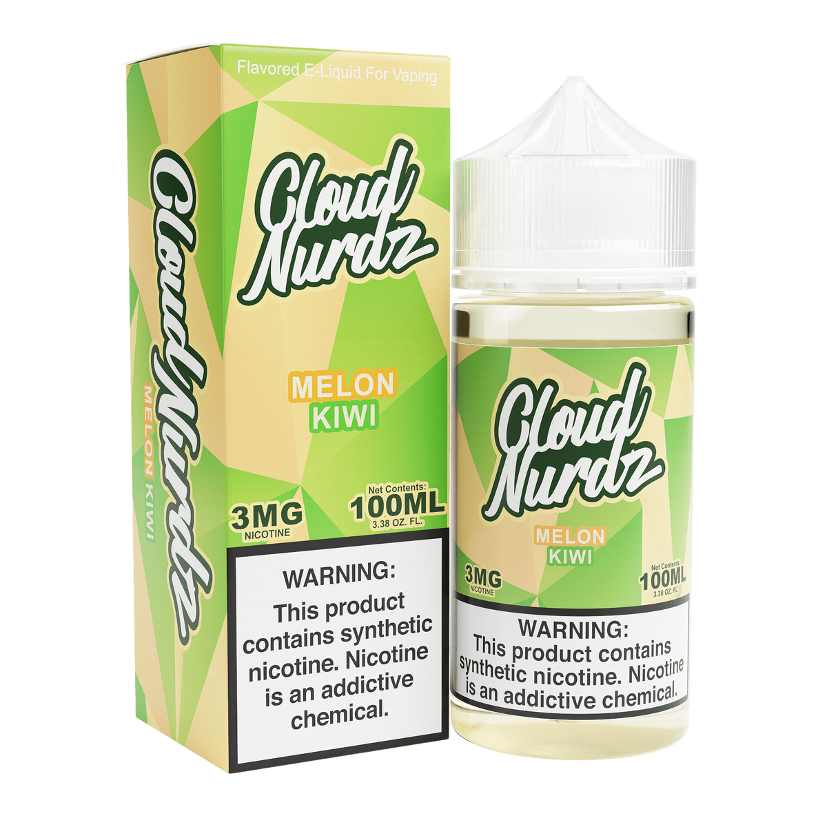 Cloud Nurdz E-liquids Melon Kiwi only vapez