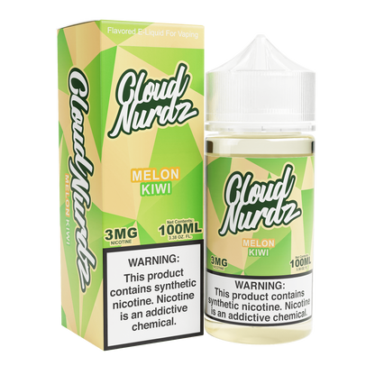 Cloud Nurdz E-liquids Melon Kiwi only vapez