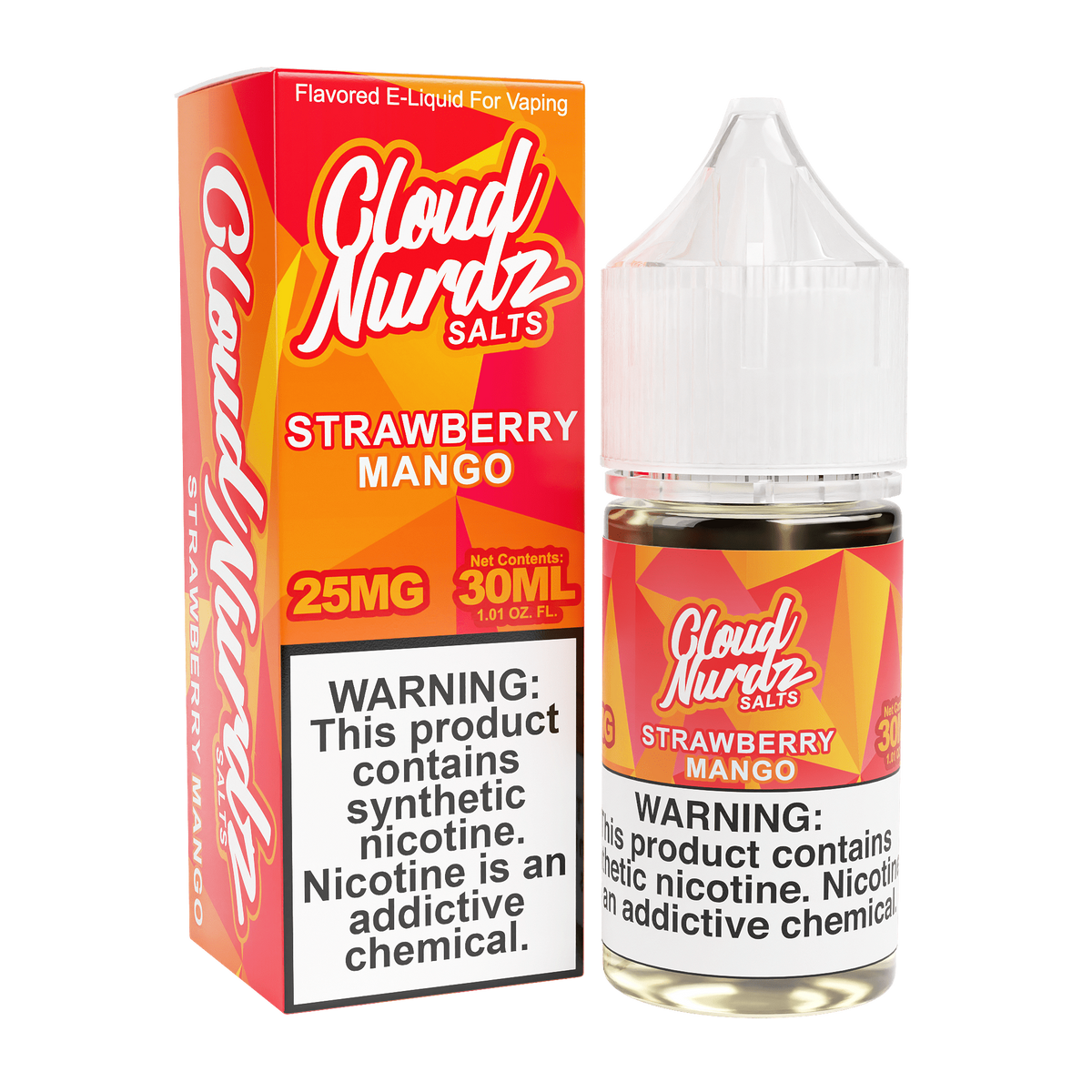 Cloud Nurdz Nicotine Salts Strawberry mango only vapez