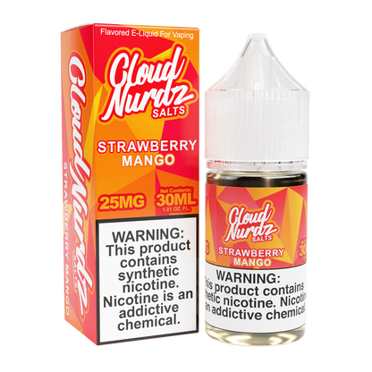 Cloud Nurdz Nicotine Salts Strawberry mango only vapez