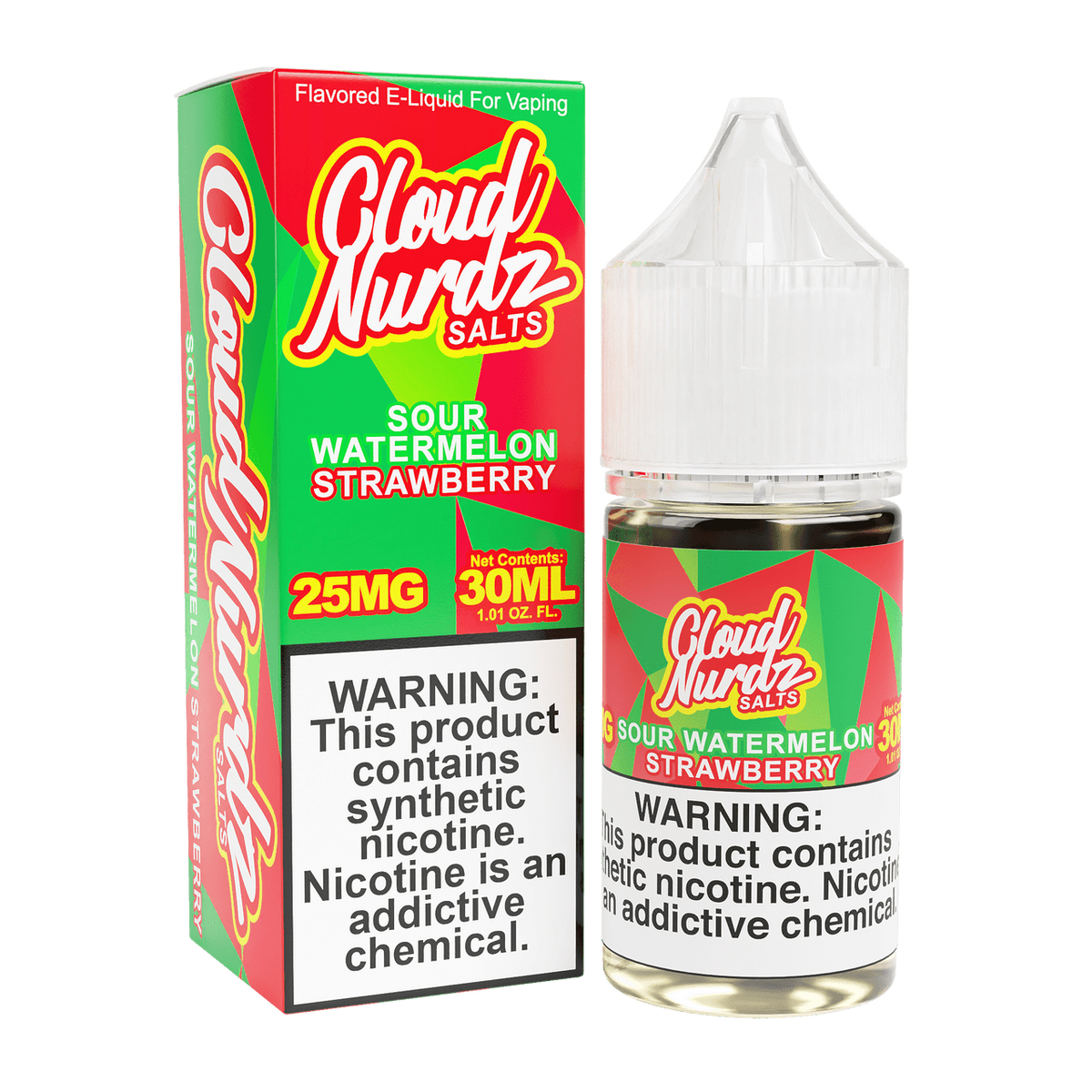 Cloud Nurdz Nicotine Salts Watermelon only vapez