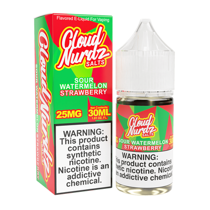 Cloud Nurdz Nicotine Salts Watermelon only vapez