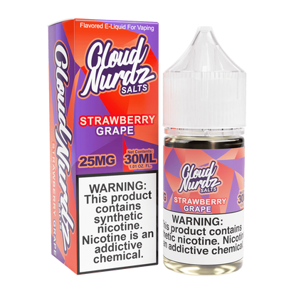 Cloud Nurdz Nicotine Salts Strawberry Grape only vapez