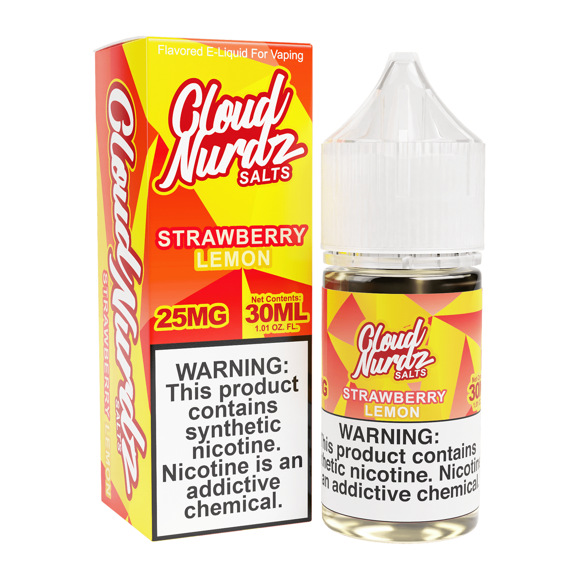 Cloud Nurdz Nicotine Salts Strawberry Lemon only vapez