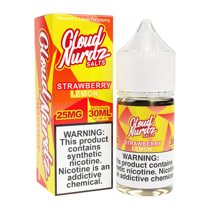 Cloud Nurdz Nicotine Salts Strawberry Lemon only vapez