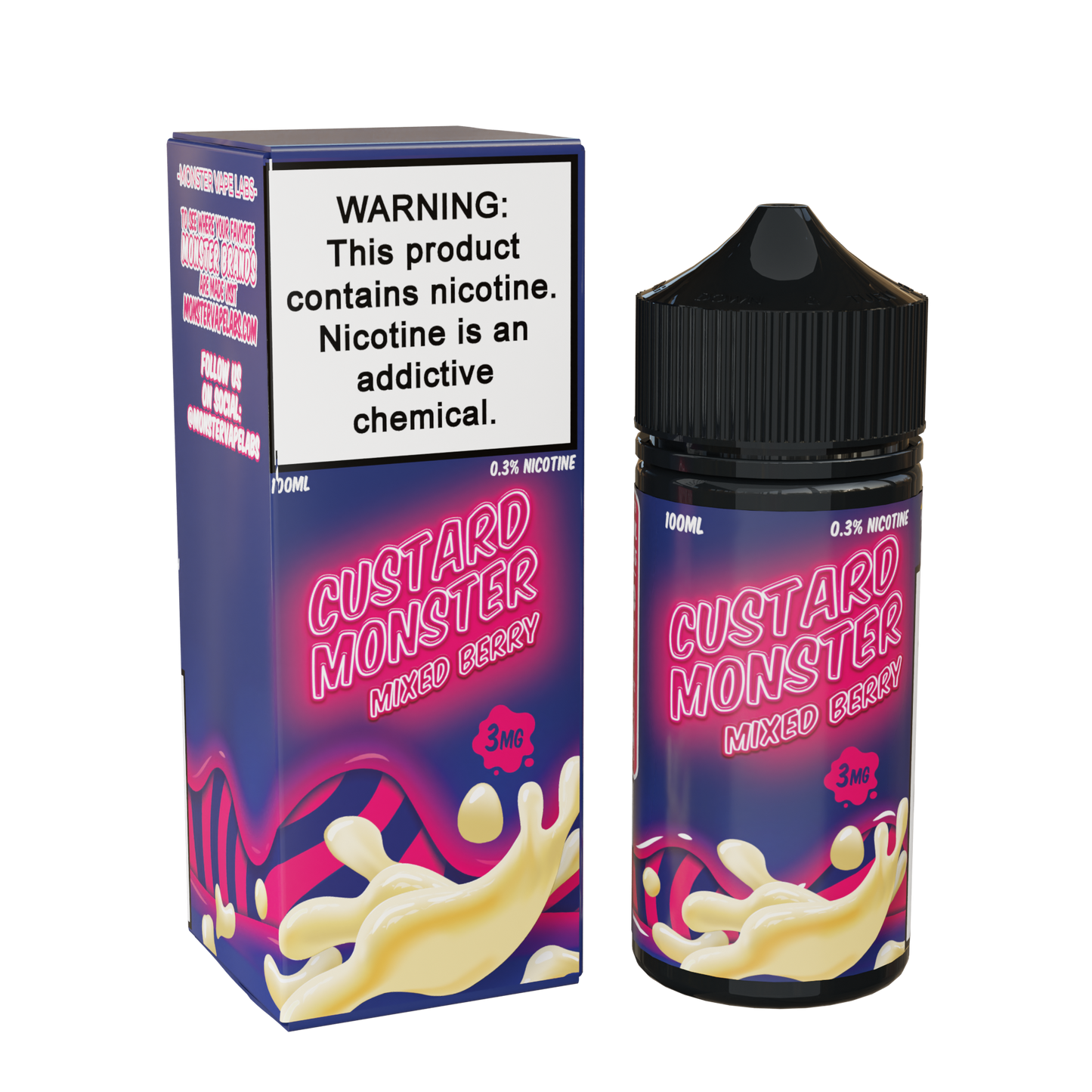 custard monster mixed berry only vapez