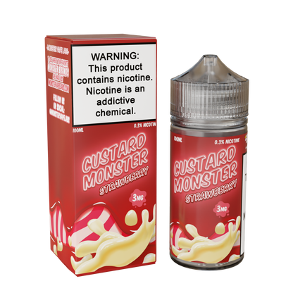 custard monster strawberry only vapez