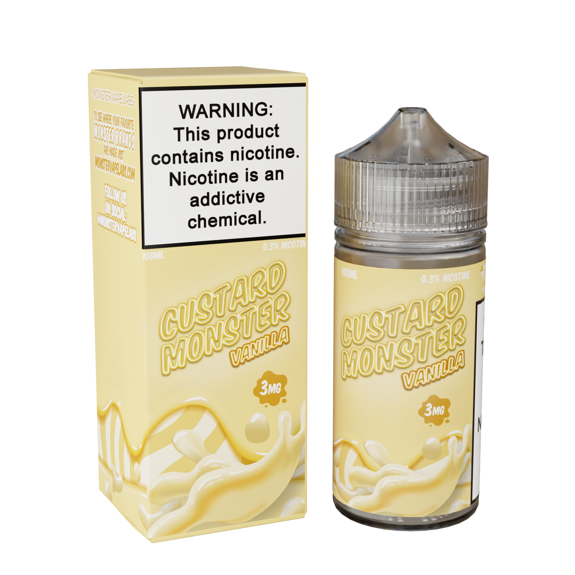 custard monster vanilla only vapez