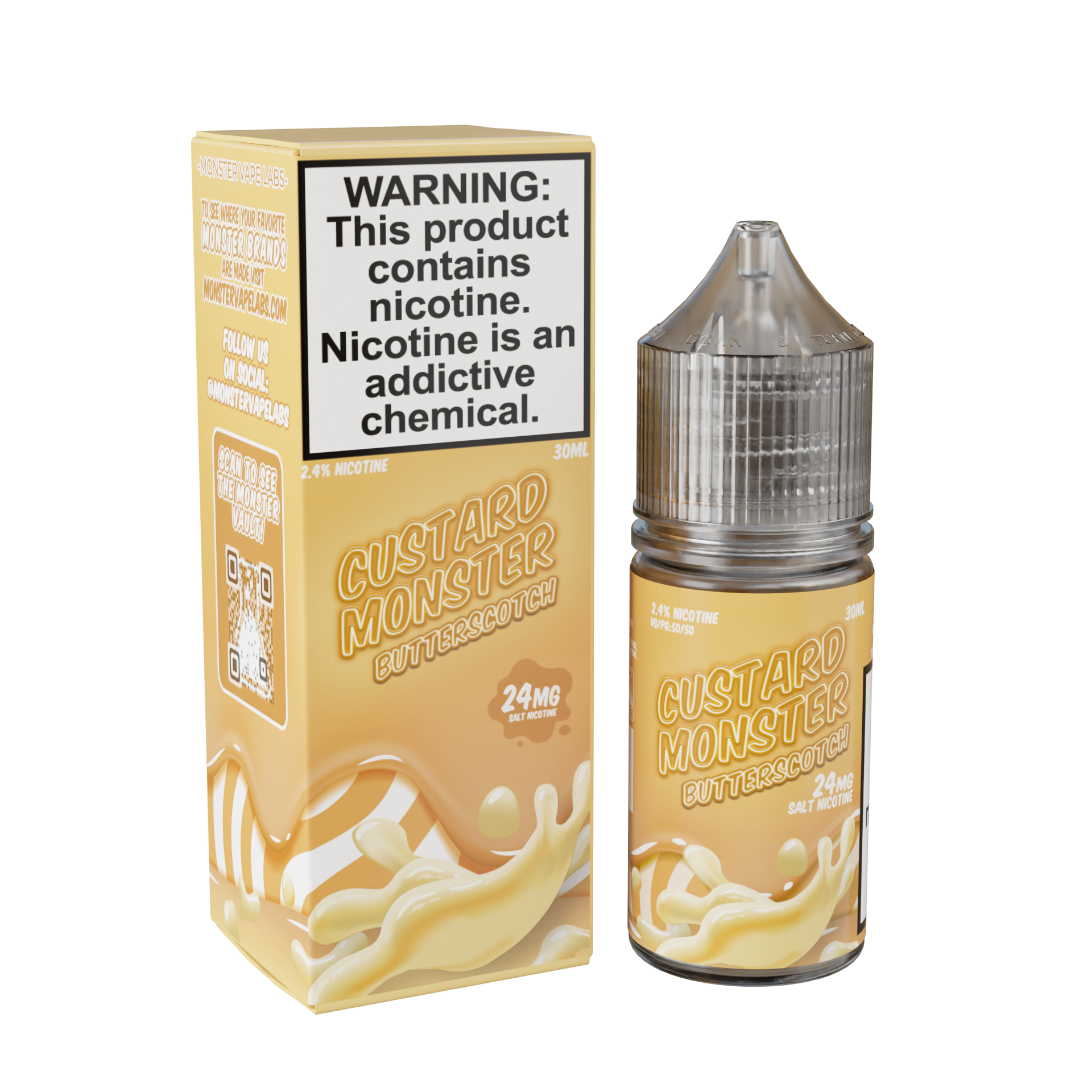 Custard Monster Nicotine Salts only vapez 