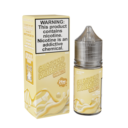 Custard Monster Nicotine Salts vanilla only vapez 