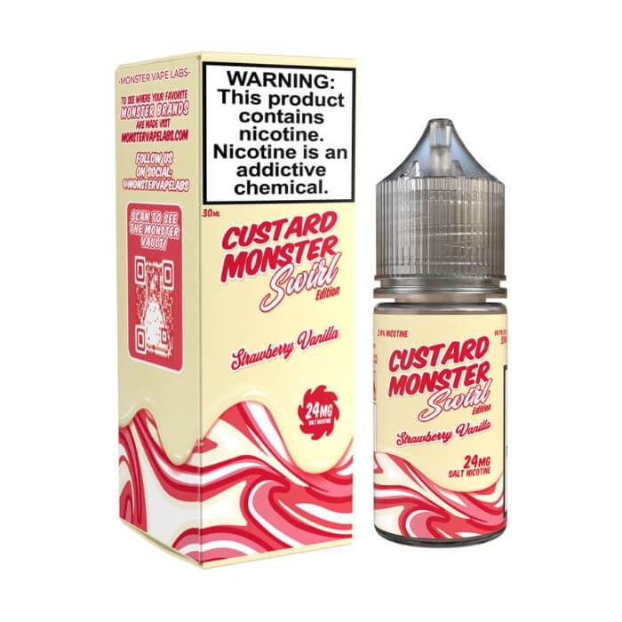 Custard Monster Nicotine Salts only vapez 
