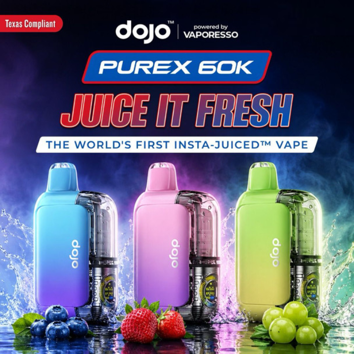 Dojo Purex 60K Disposable Vape Texas Compliant