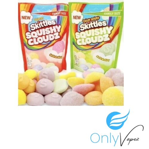 Skittles Fruits Squichy Cloudz Candies only vapez