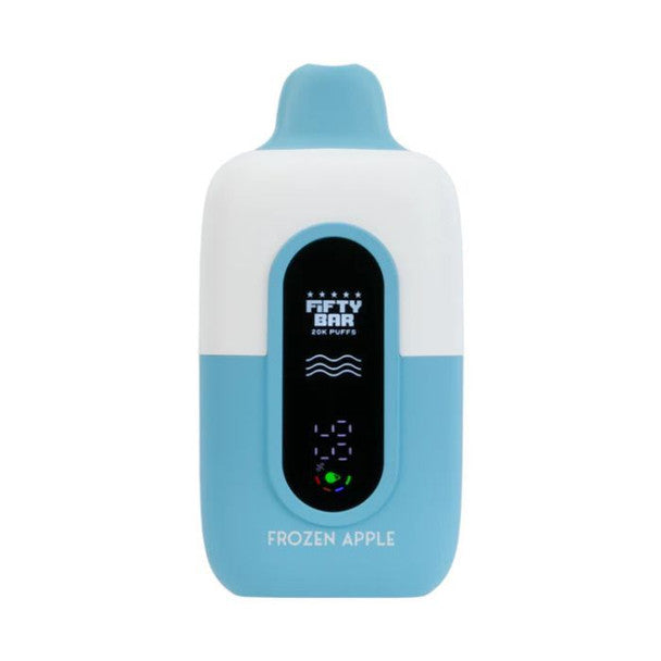 Fifty Bar Nixodine Disposable Vape apple onyl vapez