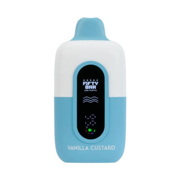 Fifty Bar Nixodine Disposable Vape vanilla custard