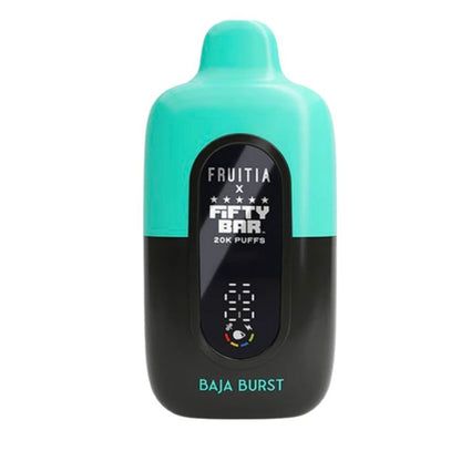 Fifty Fruitia x Bar 20K Vape BAJA