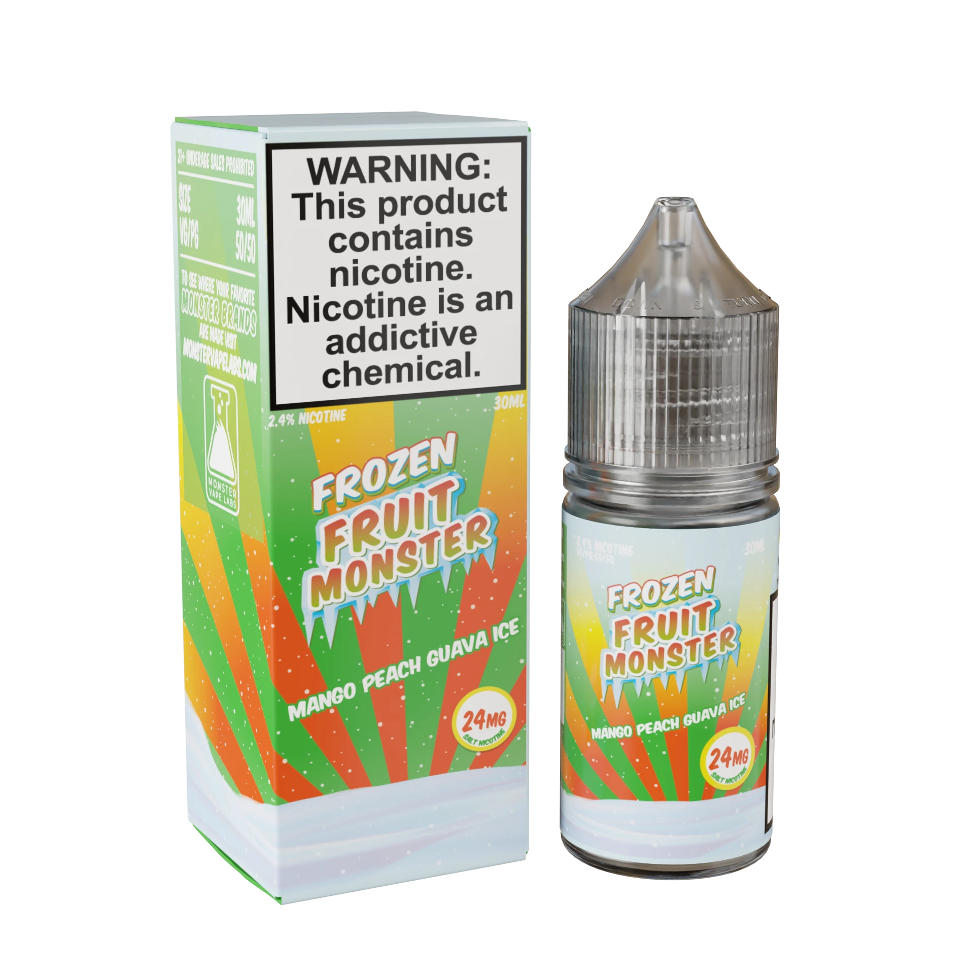 Frozen Fruit Monster Nicotine Salts guava only vapez