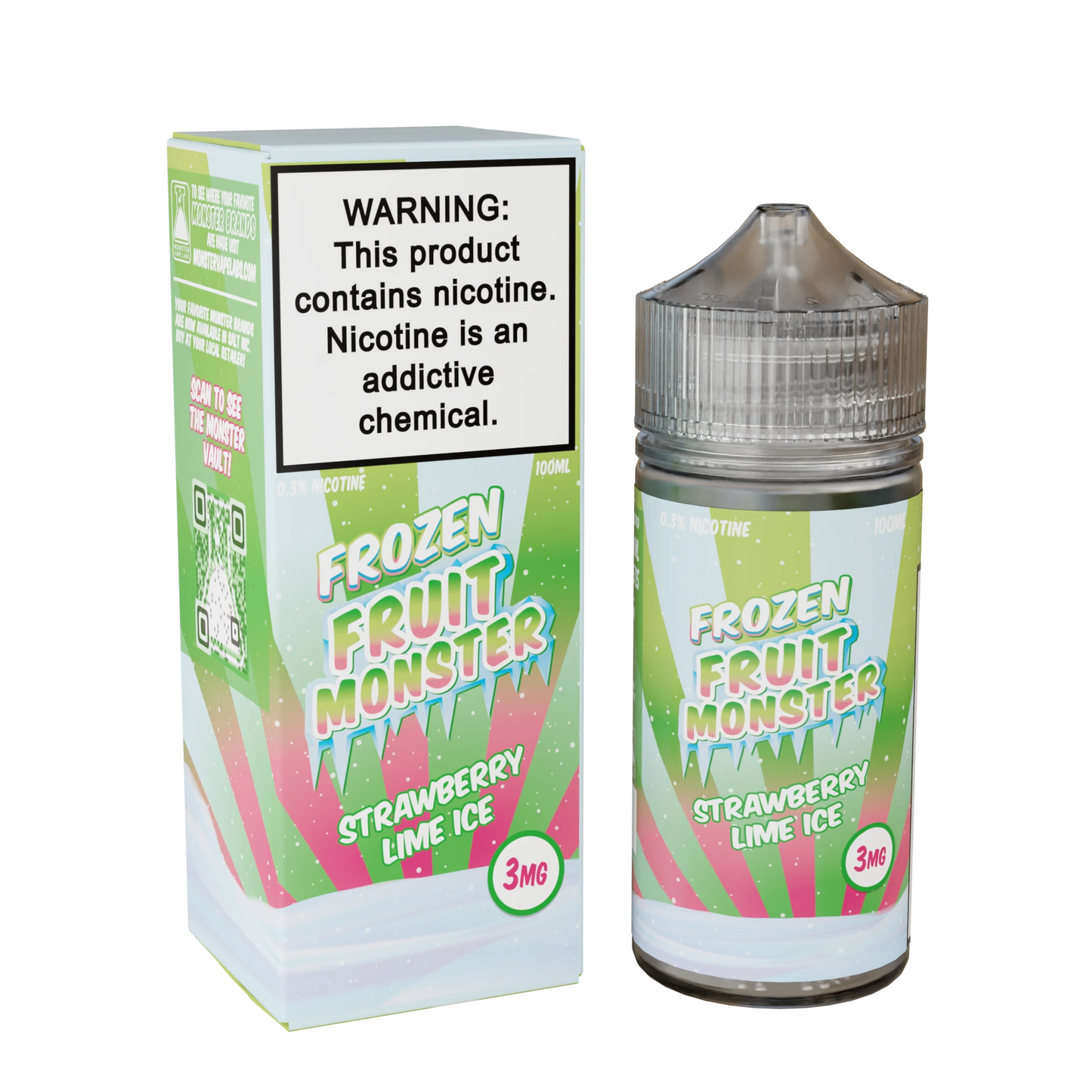 Frozen Fruit Monster E Liquid lime ice only vapez