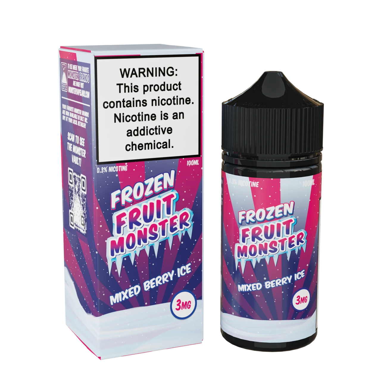 Frozen Fruit Monster E Liquid mixed only vapez
