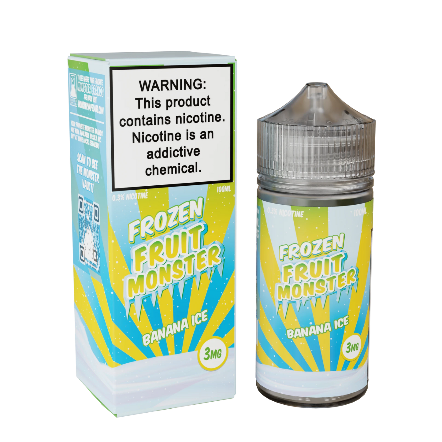 Frozen Fruit Monster E Liquid only vapez banana ice 