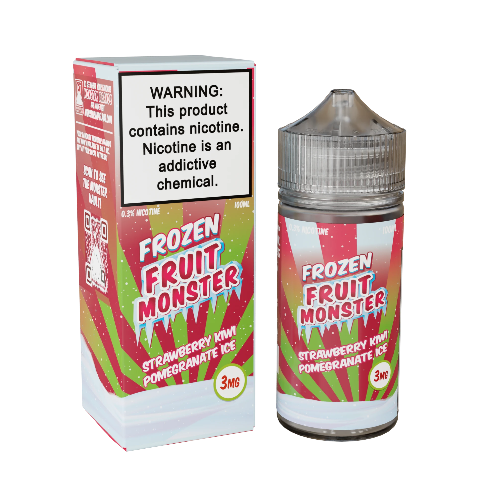 Frozen Fruit Monster E Liquid pomegranate only vapez