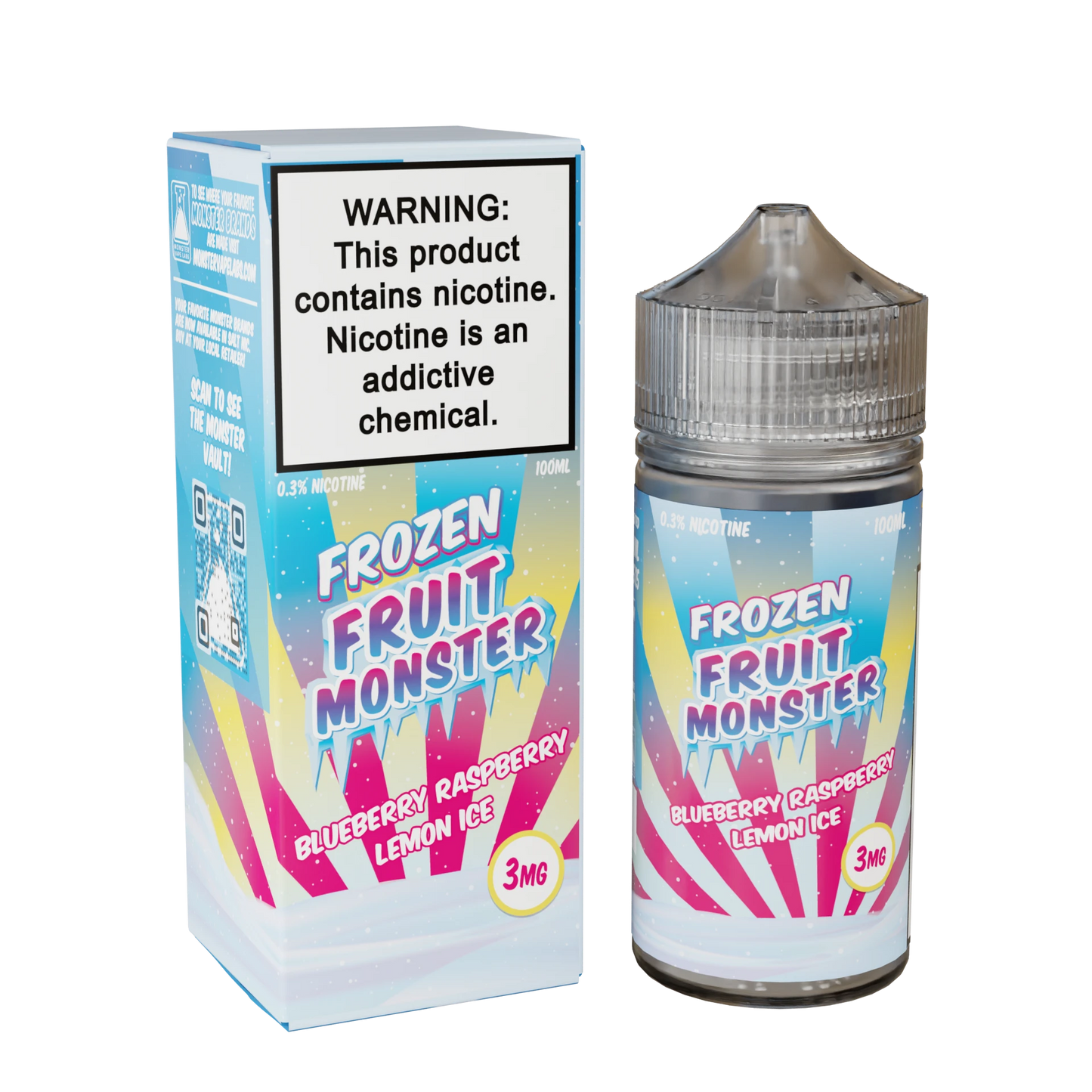 Frozen Fruit Monster E Liquid blueberry only vapez