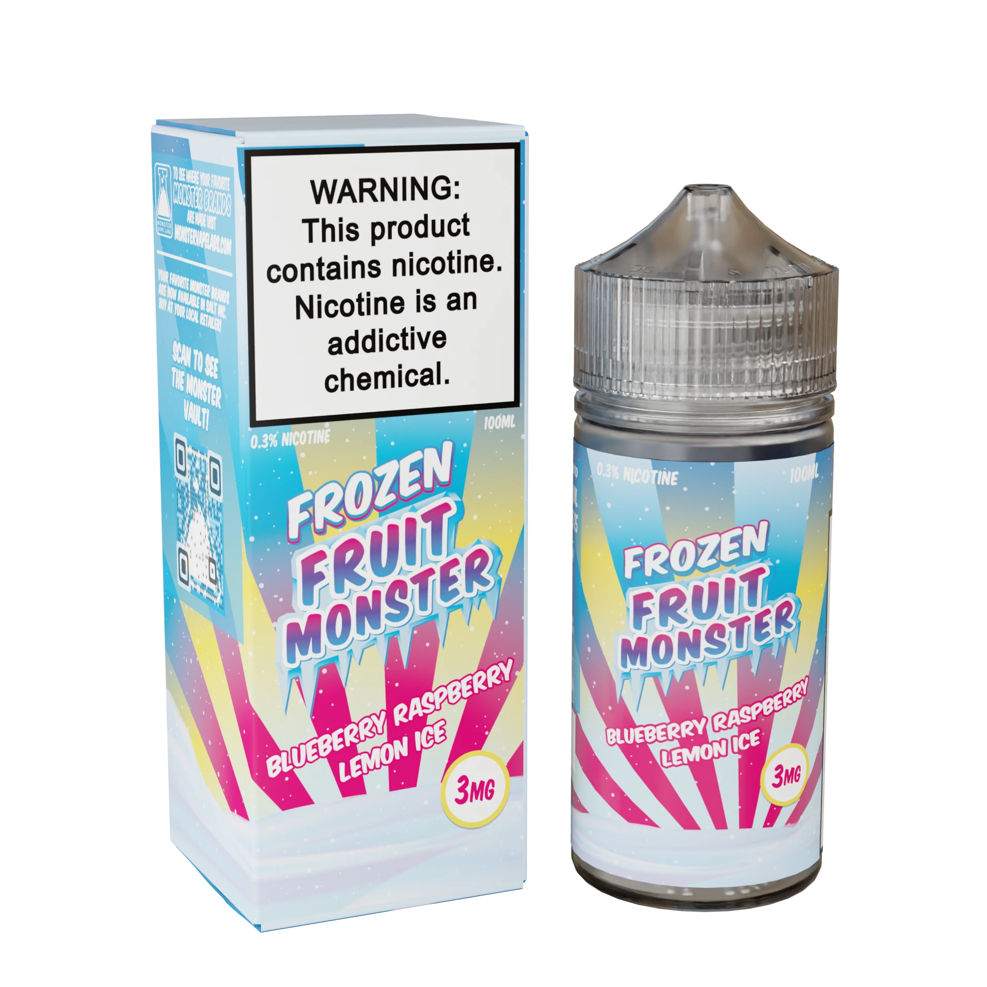 Frozen Fruit Monster E Liquid blueberry only vapez