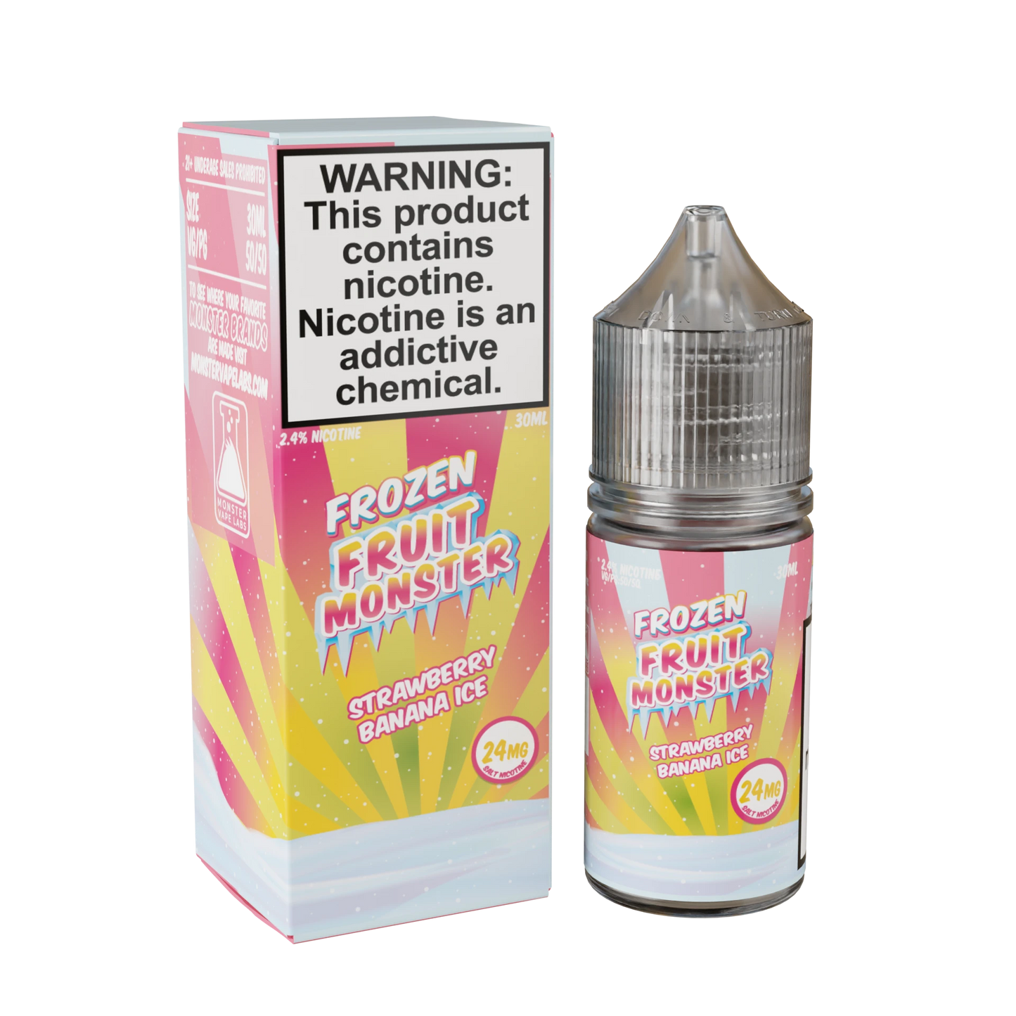 Frozen Fruit Monster Nicotine Salts banana ice only vapez