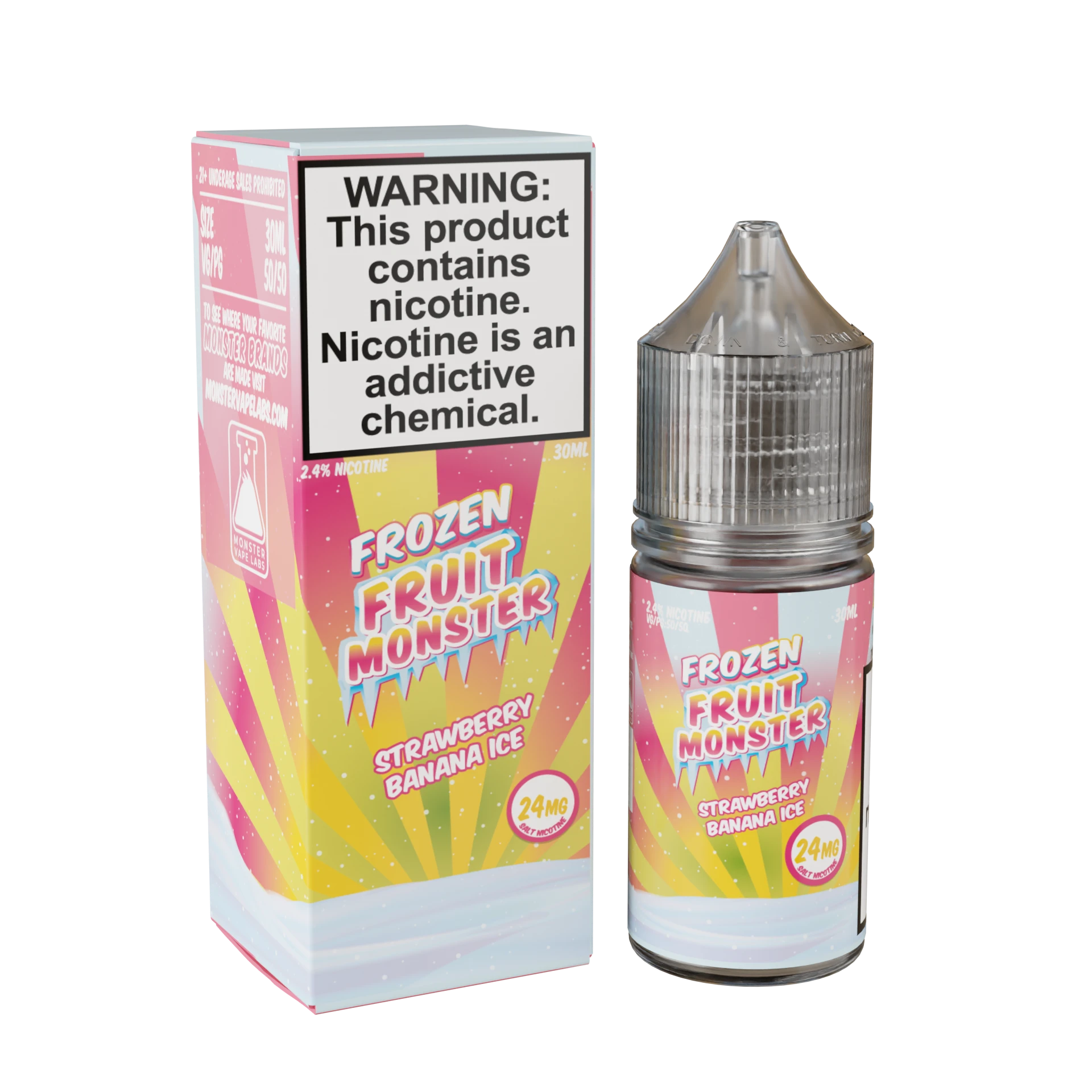 Frozen Fruit Monster Nicotine Salts banana ice only vapez