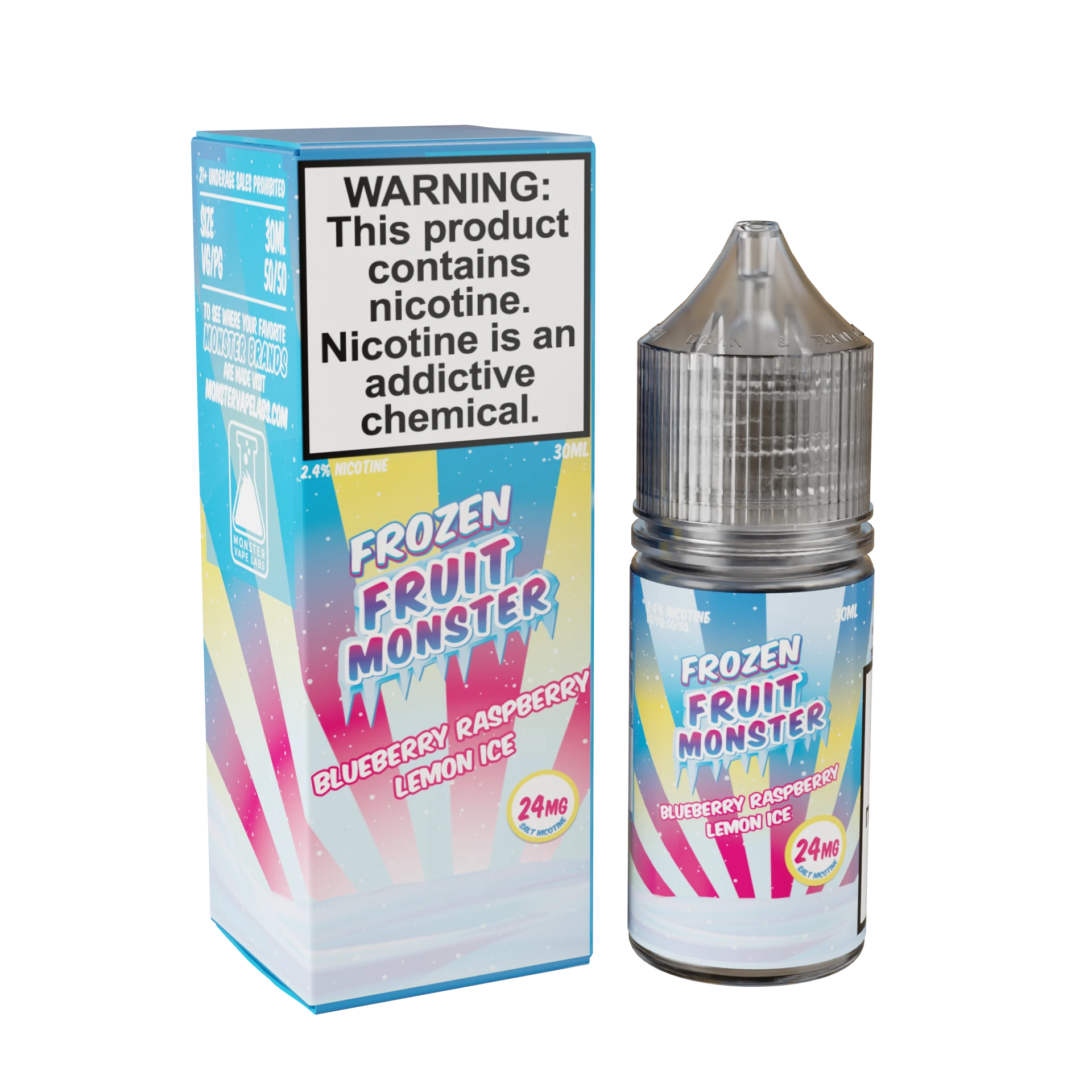 Frozen Fruit Monster Nicotine Salts lemon ice only vapez