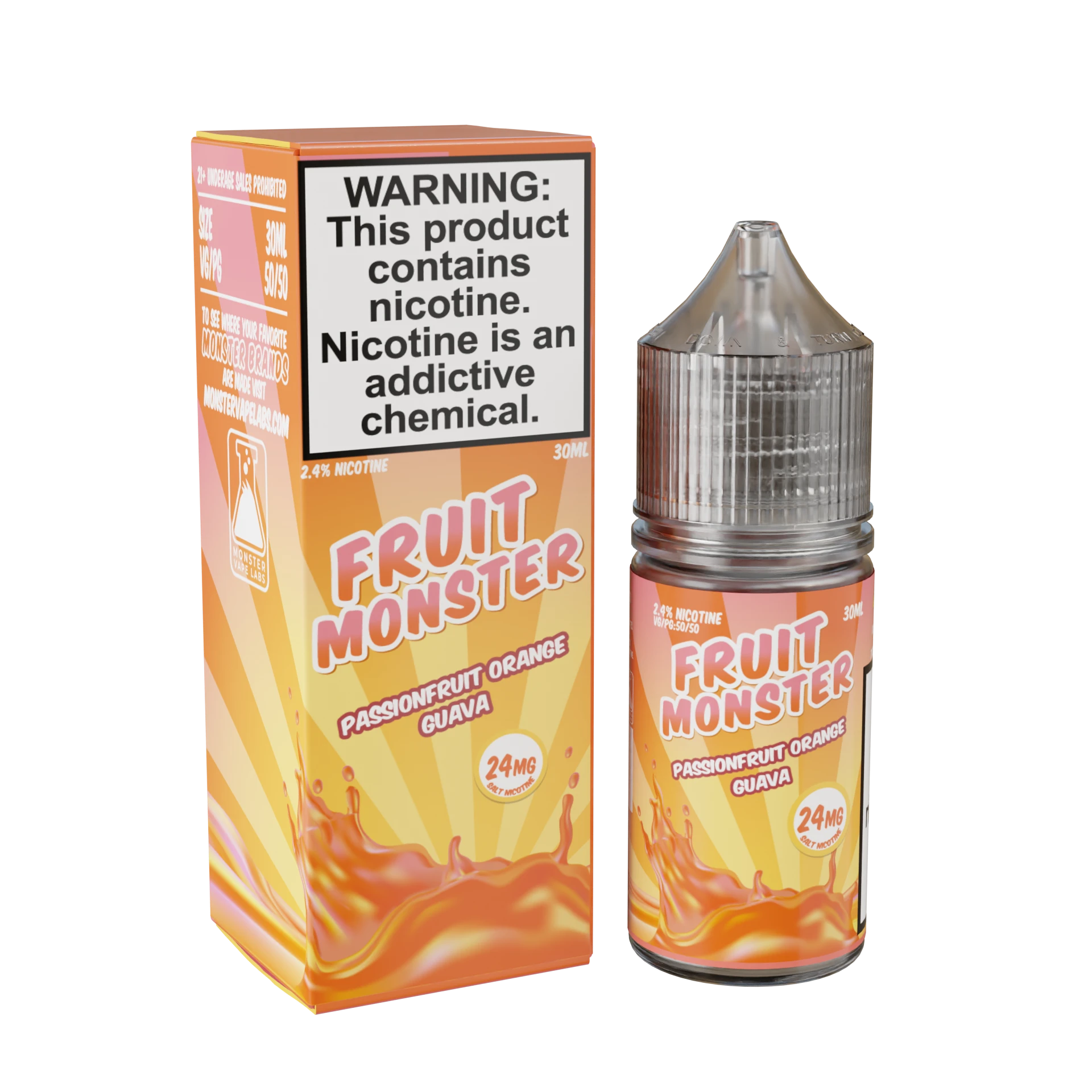 Fruit Monster Nicotine Salts orange only vapez
