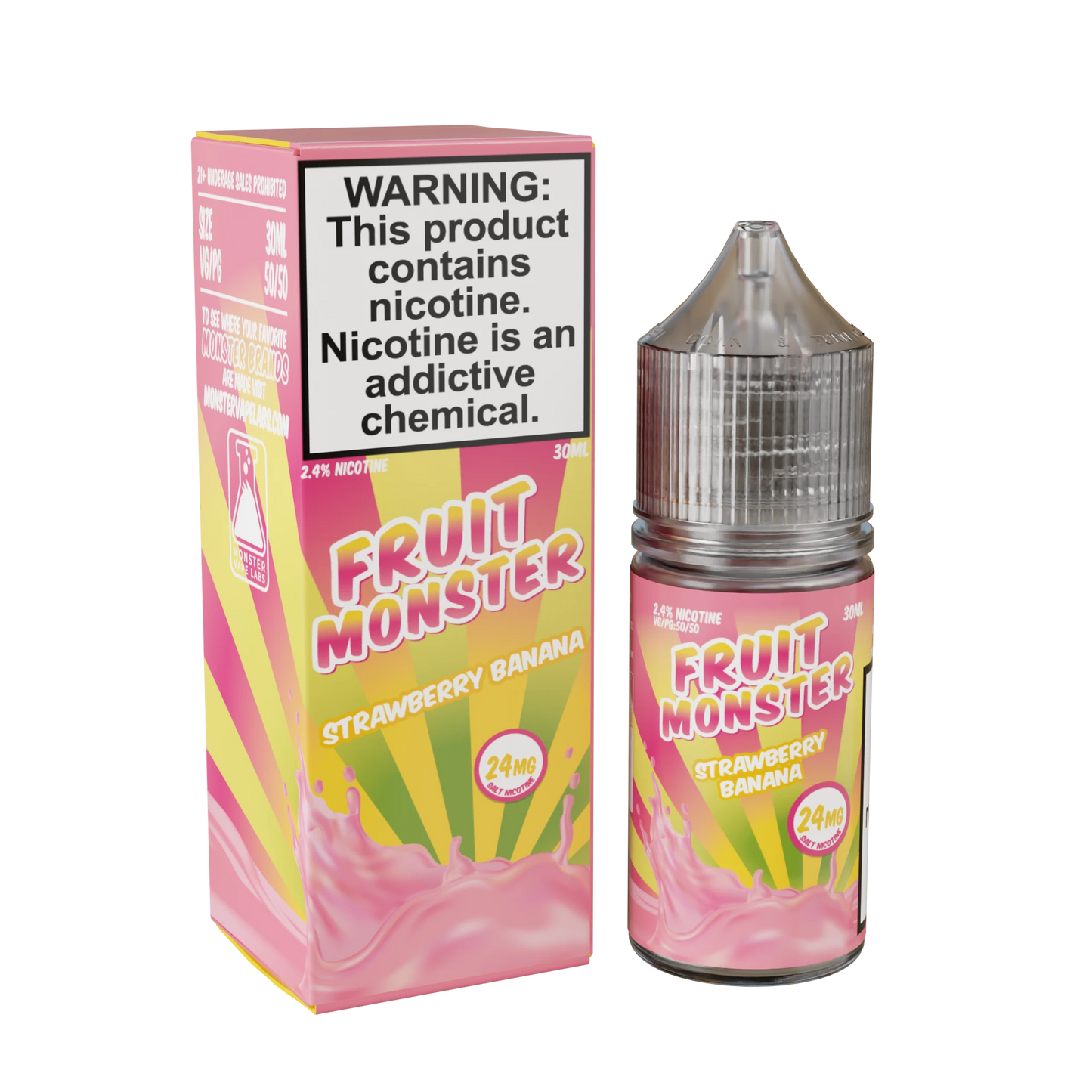 Fruit Monster Nicotine Salts banana only vapez