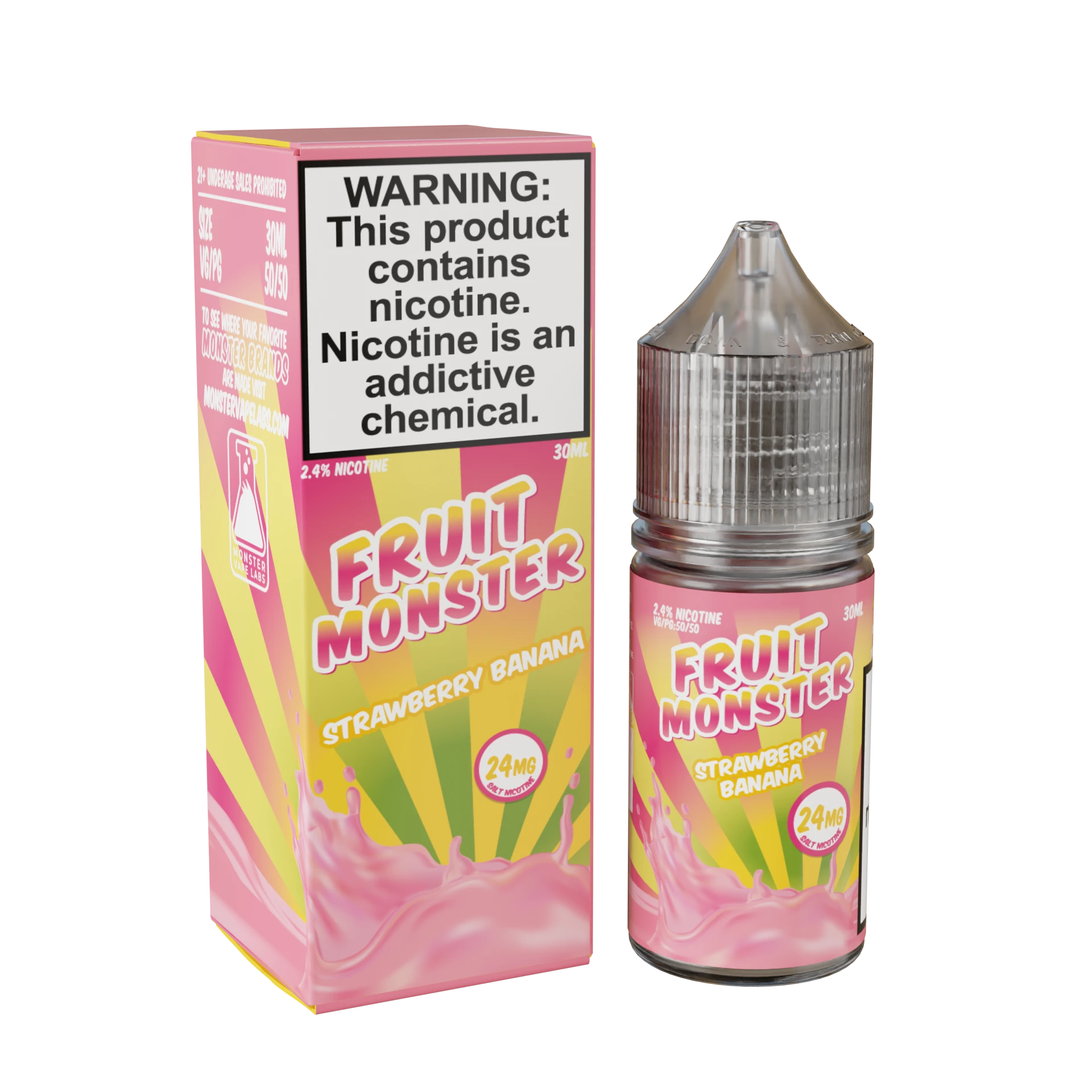Fruit Monster Nicotine Salts banana only vapez