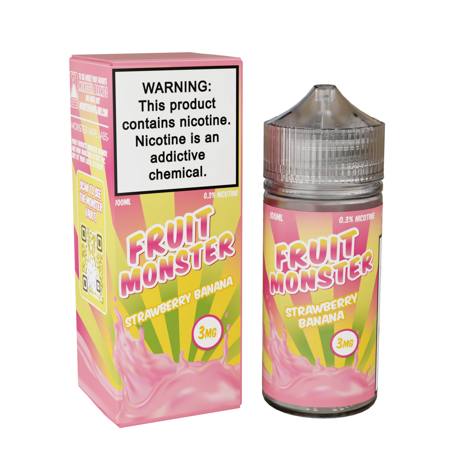 Fruit Monster fruit vape juice Strawberry banana