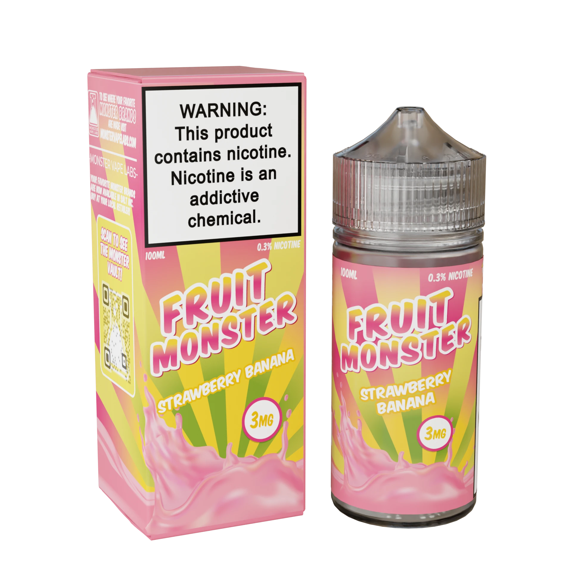 Fruit Monster fruit vape juice Strawberry banana