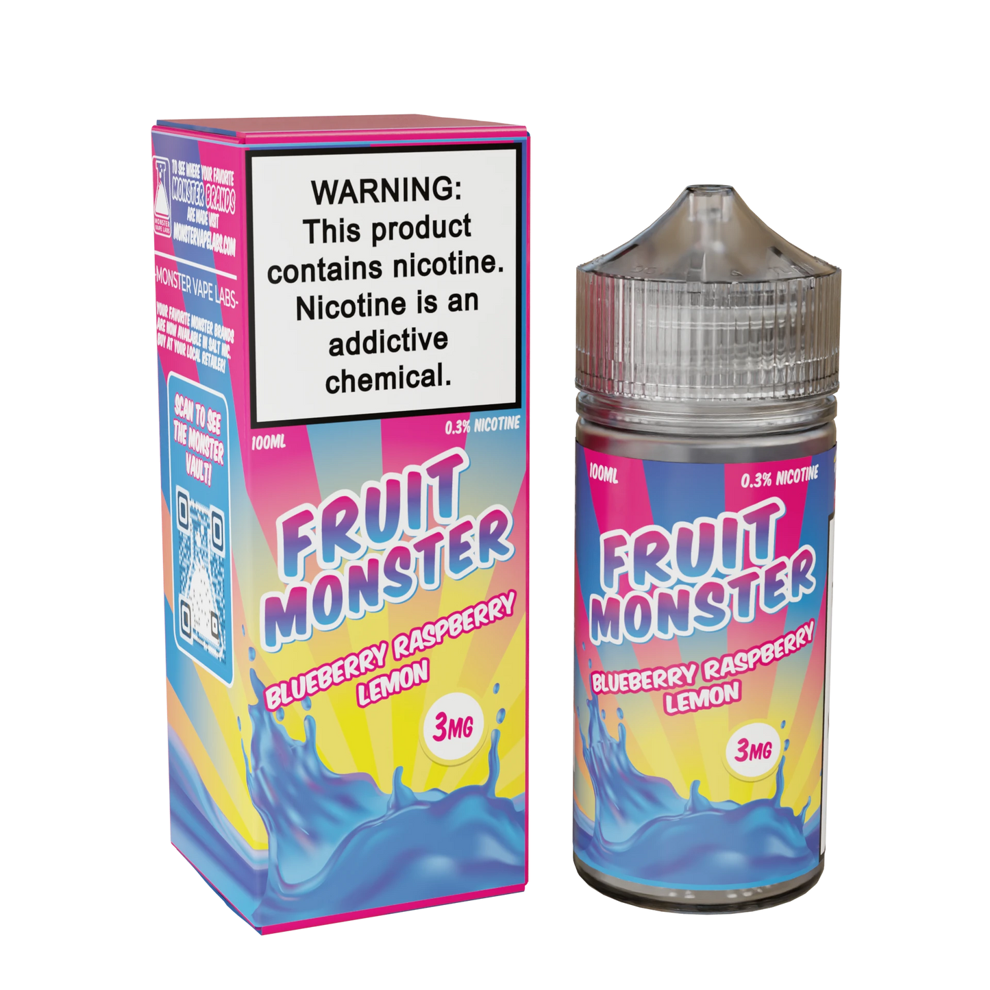 Fruit Monster vape liquid blueberry lemon