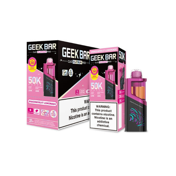 Geek Bar Clio Platinum 50K Disposable Pod | Only Vapez Geek Bar Clio Platinum 50K Disposable Pod | Only Vapez
