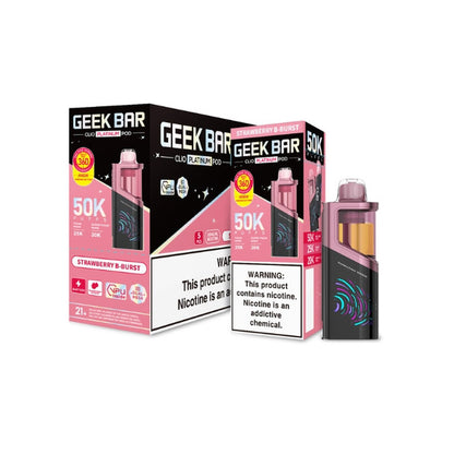 Geek Bar Clio Platinum 50K Disposable Pod b - burts only vapez