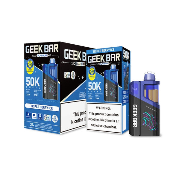 Geek Bar Clio Platinum 50K Vape Kit | Only Vapez Geek Bar Clio Platinum 50K Vape Kit | Only Vapez