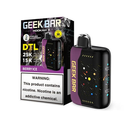 Geek Bar Hookah X 25K Disposable Vape berry only vapez
