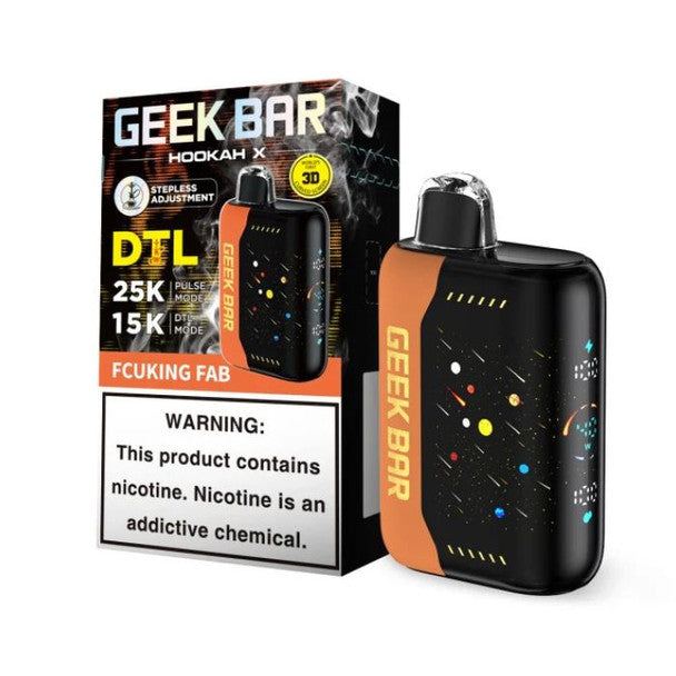 Geek Bar Hookah X 25K Disposable Vape fab only vapez