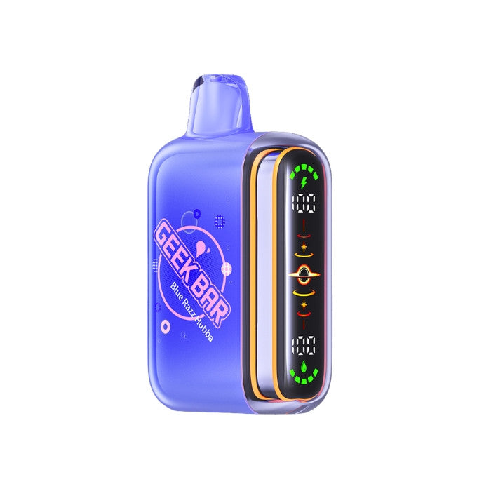Geek Bar Pulse 2 Hubba Edition 25K Vape Texas Compliant blue razz