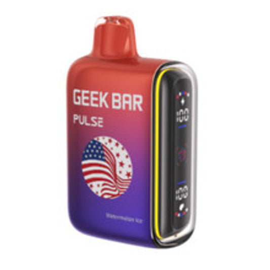 Geek Bar Pulse Vape 15000 Puffs Texas Compliant watermelon ice
