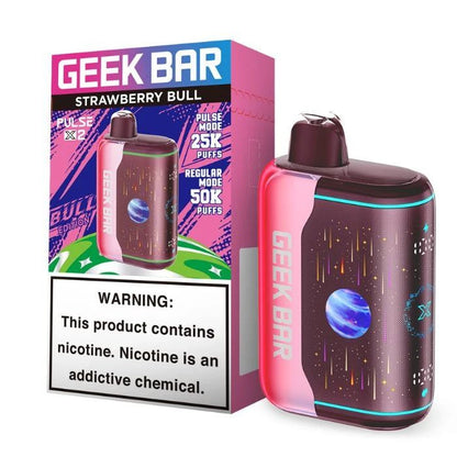 Geek Bar Pulse X 2 Bull Edition Vape strawberry