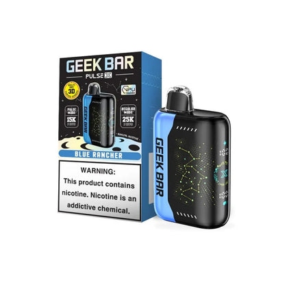 Geek Bar Pulse X 25K Disposable 5 Pack blue rancher only vapez