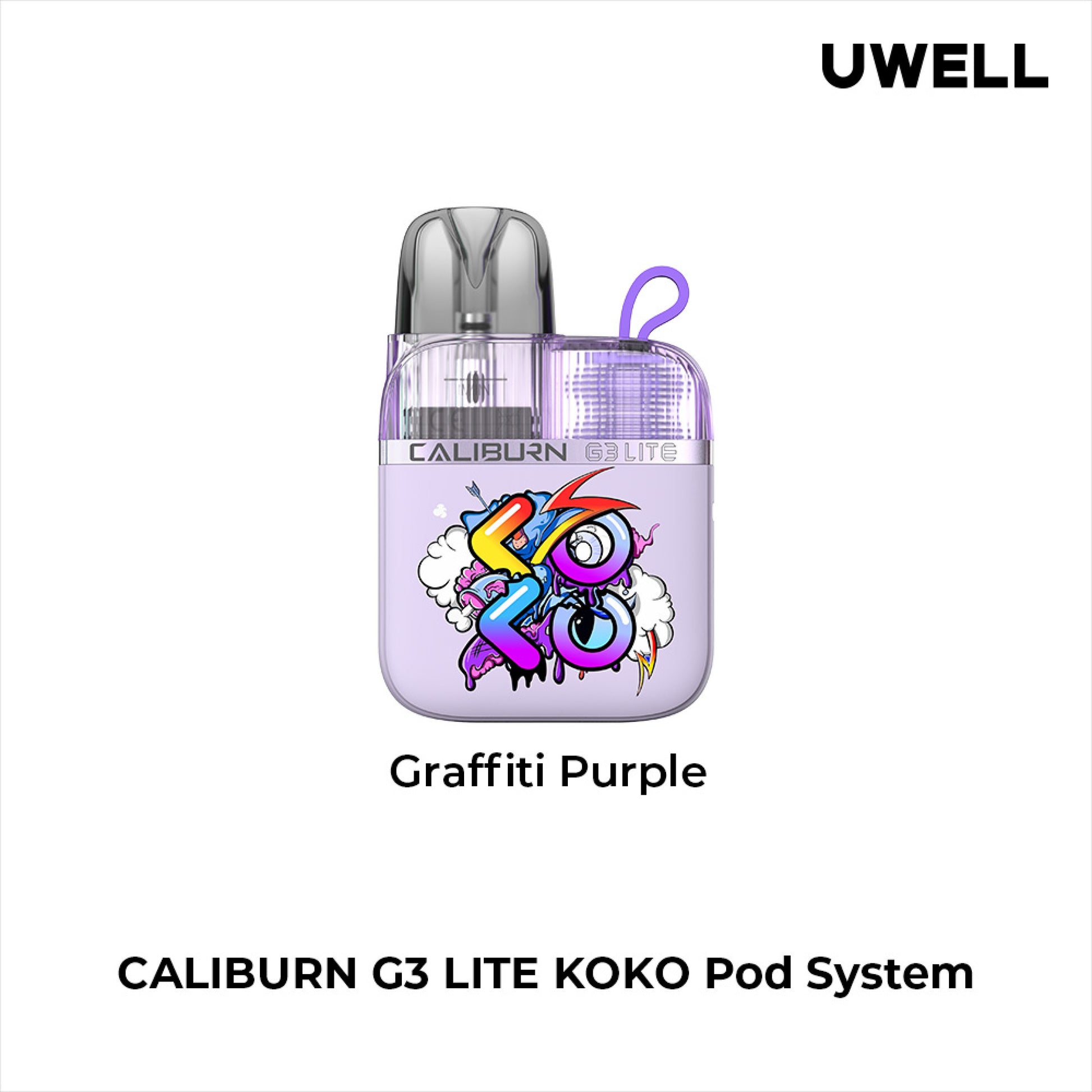 UWELL Caliburn G3 Lite Koko Pod System purple only vapez
