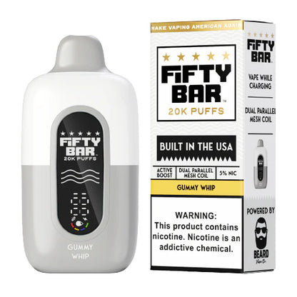 Fifty Bar 20K White Series Disposable
