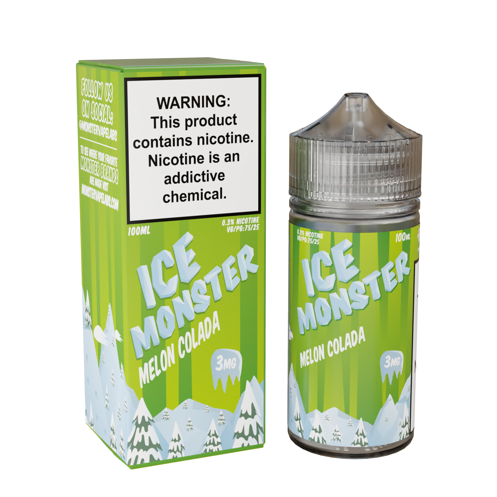 Ice Monster E liquid melon colada