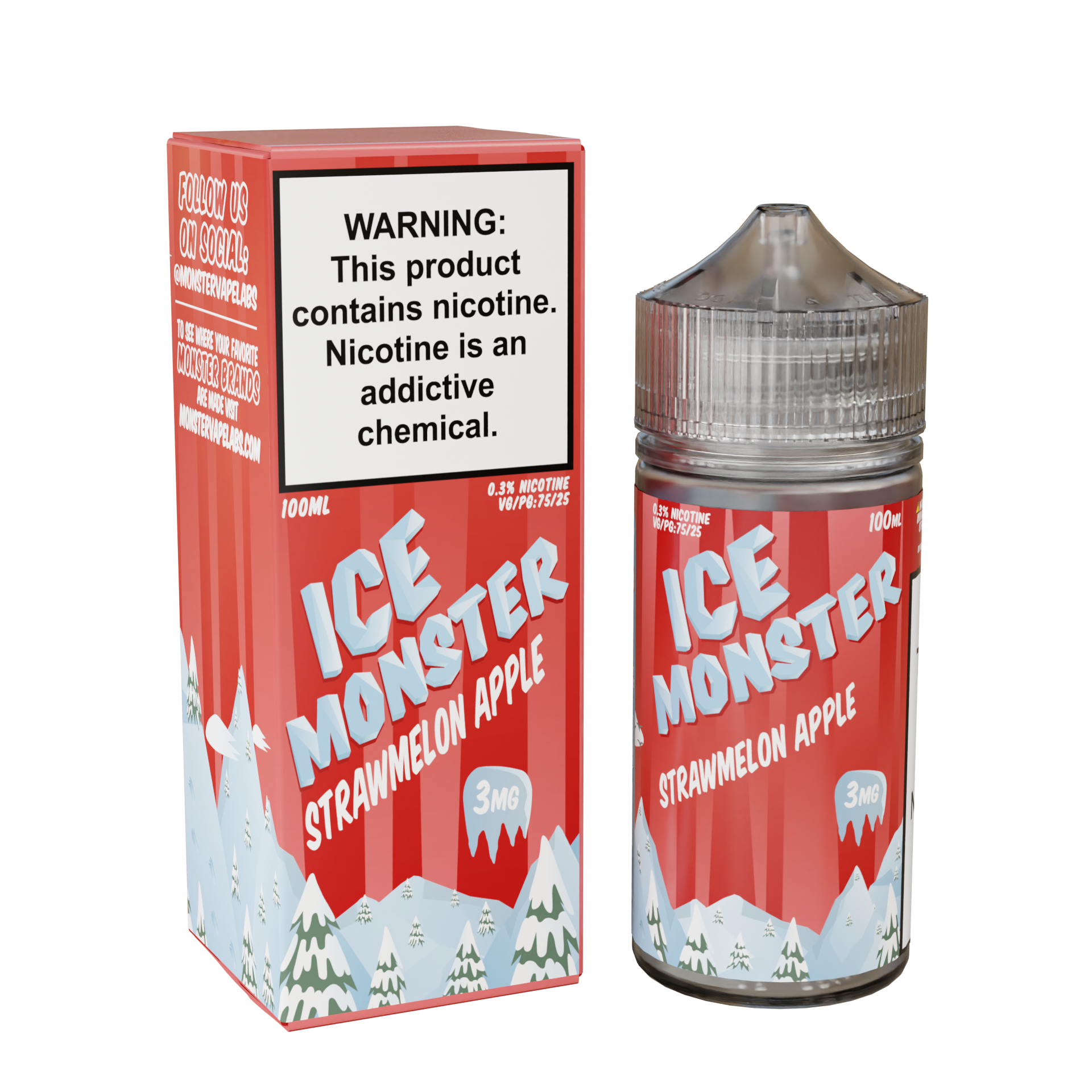 Ice Monster E liquid apple