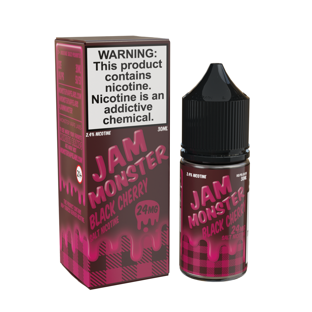 Jam Monster Nicotine Salts Black